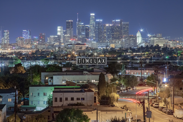 Los Angeles Time-Lapse the Skyline From East L.A.