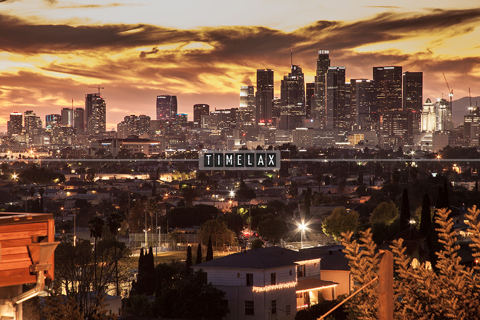 Los Angeles Time-Lapse Sunset From East L.A.