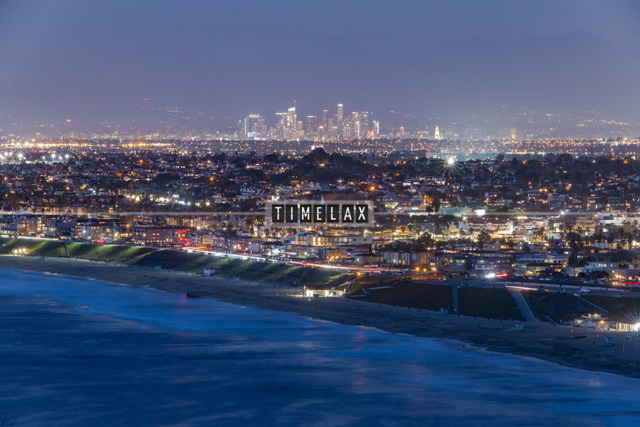 Los Angeles Time-Lapse Redondo Beach and the L.A. Skyline